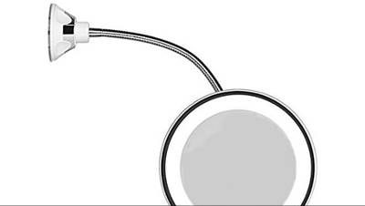 lighted travel mirror 10x manual