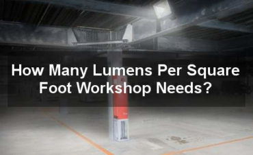 how many lumens per square foot workshop