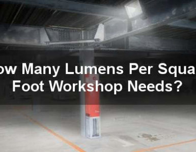 how many lumens per square foot workshop
