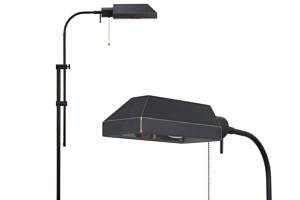 reading lamp for a library