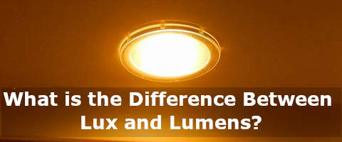 what is the difference between lux and lumens