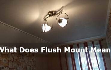 what does flush mount mean