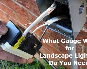 what gauge wire for landscape lighting