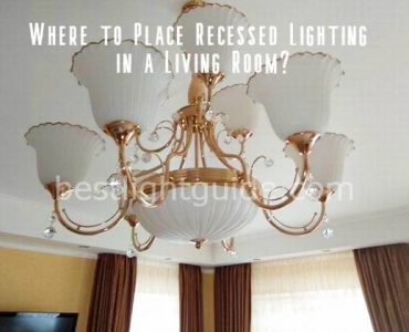 where to place recessed lighting in living room