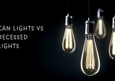 can lights vs recessed lights